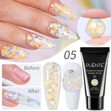 PUENTE 7.5ML Nude Shade Moonlight Cat Magnetic Gel Nail Polish Ultra-Bright Cat Eye Soak Off UV Semi-Permanent Varnish Manicure