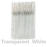 ANNAFRIS 50Pcs  Disposable Eyelash  Brush Soft Head Crystal Eyebrow Brush Lash Extension Brush  Mascara Wand Makeup Tool