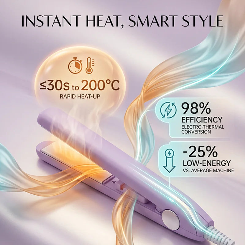 3 in 1 Hair Iron High Quality flat iron Straightening hot comb mini professional hair straightener & Curling Iron Styling Tools