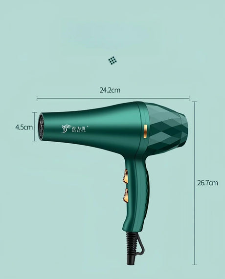 New High Wind Power Hair Dryer With Hot And Cold Constant Temperature Quick Drying Hood, Household Hair Salon Hair Dryer Tube