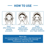 Facial Hydrating Serum Blue Copper Peptide Solution Deep Nourish Lock Water Shrink Pores Brighten Skin Rejuvenation Face Essence