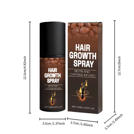 Biotin Caffeine Hair Serum Spray Deep Hydrating Nourishment Strengthen Hair Roots Reduce Hair Loss Smoothing Shiny Hair Care