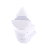 1/2/3/6Pcs Triangle Velvet Powder Puff Face Cosmetic Eye Beauty Makeup Tool Reusable Sponge Washable Mini Powder Puff Accessorie