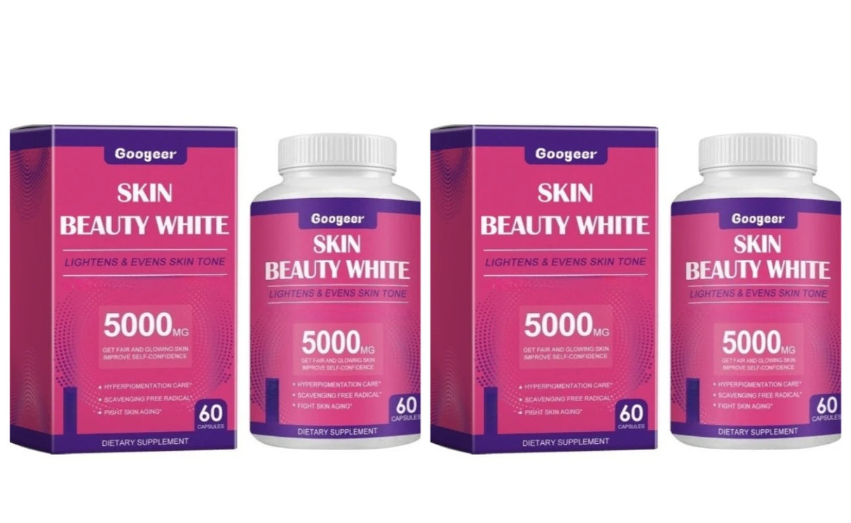 Vitamin C Skin Beauty Capsules for Adults, Daily Wellness, Radiance and Healthy-Looking Skin Support, 60 Count, Easy-to-Take