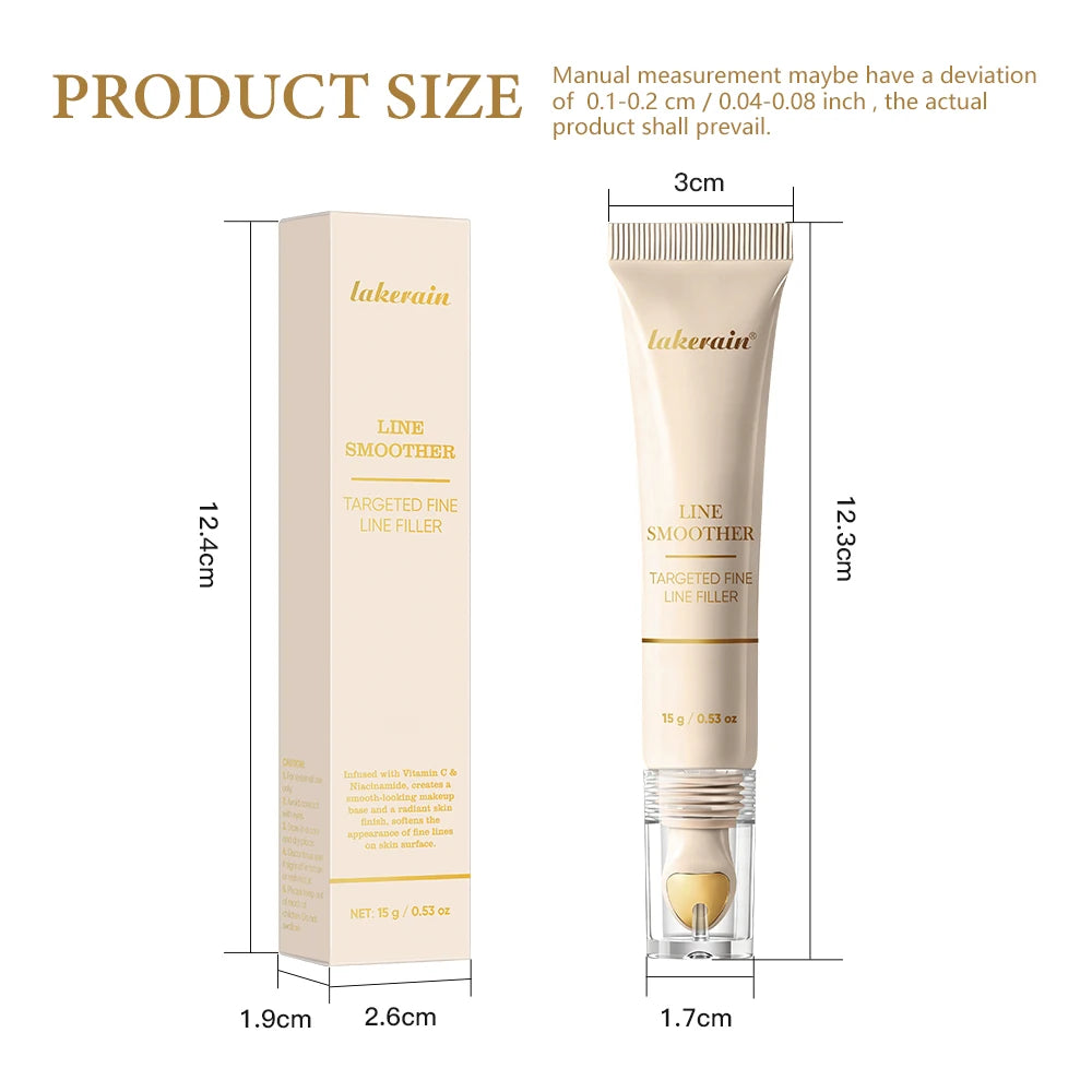 Smooth Fine Line Primer Soften Fine Lines Pores Natural Matte Finish Improve Dull Skin Deeply Hydration Silky Lightweight Primer