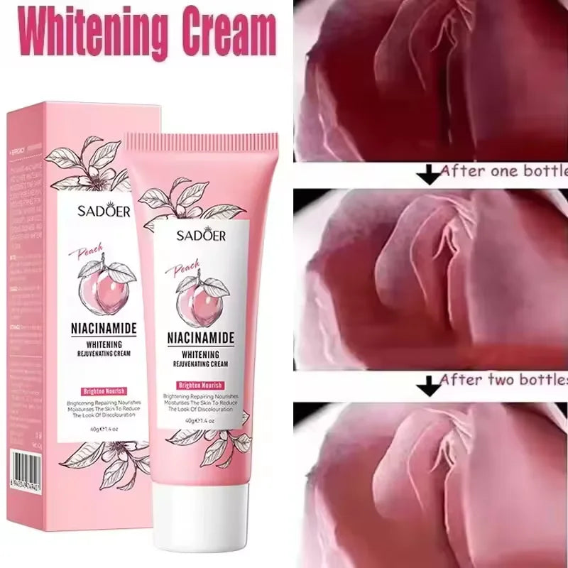 Niacinamide Brighten Body Cream Dark Skin Armpit Thigh Inner Joint Fade Intimate Area Underarm Private Part Lotion Body Care