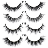 Half Lashes Mink Eyelashes Fluffy Soft False Eyelashes Wispy Cross Mink Eye Lashes Natural Short Mink Eyelash Extension Makeup
