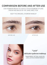 NICEFACE Eyebrow Styling Gel Waterproof Transparent Eyebrow Wax Set Brow Gel For Eyebrow Long-lasting Makeup Eyebrow Sculpt Soap