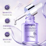 Instant Wrinkle Remover Face Serum Lifting Firming Fade Fine Lines Anti-aging Essence Whitening Brighten Nourish Skin Care