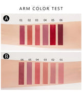 HANDAIYAN 1/6 PCS Lipstick Set Make-up for Women Non Stick Cup Waterproof Long Lasting Cosmetics Korean Makeup Matte Lipstick