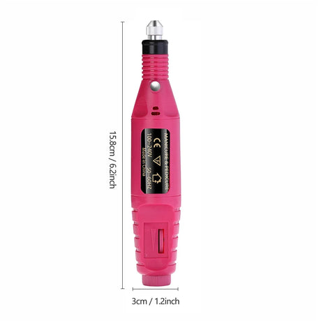 LINMANDA Professional USB Electric Nail Drill Polish File Kit with UV LED Nail Lamp Gel Manicure Dryer Lamp Acrylic Starter Set