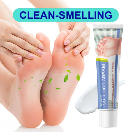 Foot Odor Control Cream - Long Lasting Fragrance, Moisturizing Foot Cream with Retinol & Collagen for Soft Feet