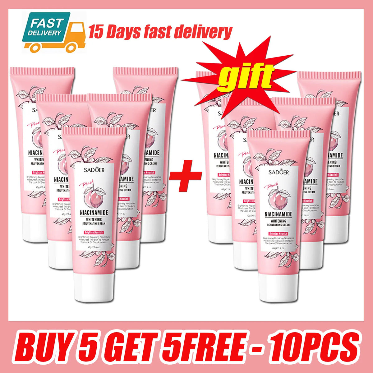 Niacinamide Brighten Body Cream Dark Skin Armpit Thigh Inner Joint Fade Intimate Area Underarm Private Part Lotion Body Care