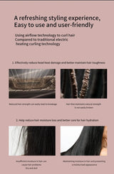 TINSOL 7 in 1 Multi-Function Hair Dryer & Styling Tool Automatic Curling Set 1300W Straightener Professional Salon Hair Dryer