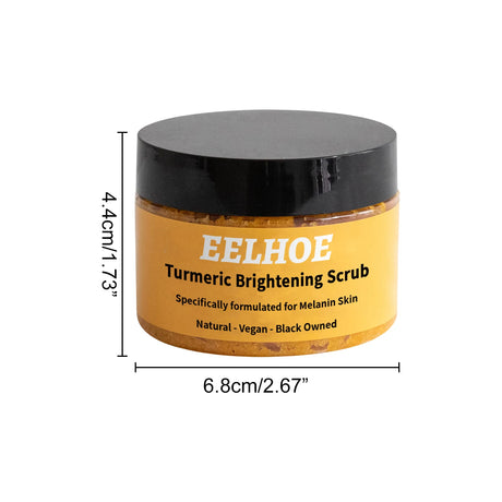 Turmeric Body Scrub - Cleanses Skin's Dead Cells, Leaving Skin Smooth And Soft. Skin Cleansing And Exfoliating Scrub.