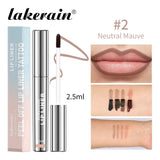 Waterproof Lip Liner Peel Off Tattoo Lipgloss Waterproof Long Lasting Matte Lip Tint Brown Contour Tear-off Lips Stain Cosmetic