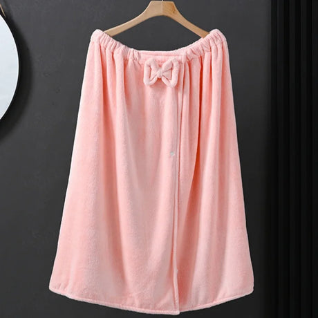 Womens Wrap Towel with Hair Towel Bath Towel Wrap Shower Dress Towel Spa Wraps for Women's Bathrobe
