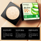 Aloe Air Cushion CC Cream Mushroom Head Puff Moisturizer Concealer Brightening BB Cream Waterproof Face Base Makeup Cosmetics