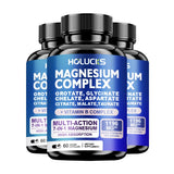 Magnesium Complex Capsules, Support Energy, Bone Strength, Restful Deep Sleep, Brain Health & Anxiety Relief