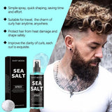 100ml Sea Salt Curling Spray for Hair,Natural Kelp & Red Algae Extract, Natural Texture & Volume, Creates Beachy Curls & Texture