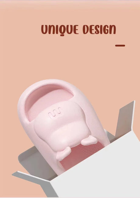 2025 Fashion Women Slippers Summer Flat Sandals Lightweight EVA Home Bathroom Slippers Massage Couples Indoor Slides Shower Shoe