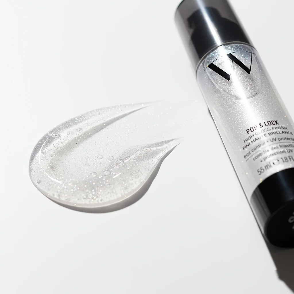Sparkling High Gloss Finish Hair Styler - Frizz-Free Smoothing Serum for Glassy Shine, Weightless Glossy Oil for Color Brilliance, Non-Greasy Formula