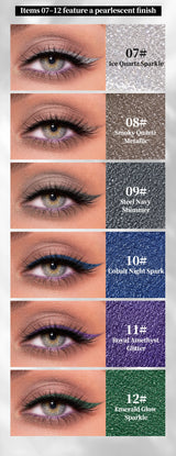 ART VALUE Creamy Texture Matte Eyeliner Pencil Easy Coloring Sweat Proof Eyeshadow Pencil Long Lasting Shimmer Eyeliner Makeup