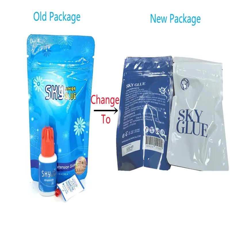 5g Original Sky Glue 1s Fast Dry Strong False Eyelash Extension Glue Adhesive Low Smell No Irritation Lashes Glue Makeup Tools