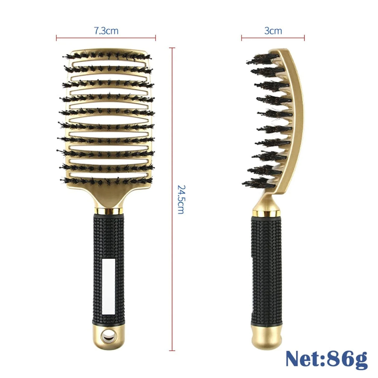 Salon Hairdressing Nylon Bristle Massage Comb for Women Wet Curly Hair Styling Tool, Suitable for Wet Hair Styling and Daily Use