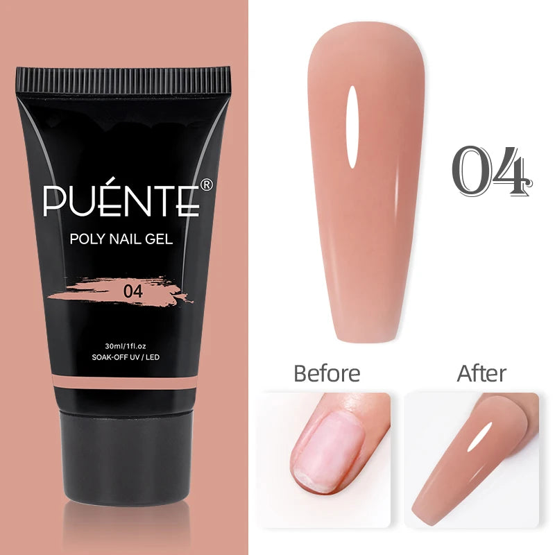 PUENTE 7.5ML Nude Shade Moonlight Cat Magnetic Gel Nail Polish Ultra-Bright Cat Eye Soak Off UV Semi-Permanent Varnish Manicure