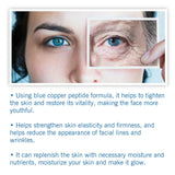 Blue Copper Peptide Wrinkle Remover Serum Instant Firming Lifting Anti-Aging Fade Fine Lines Whitening Korean Skin Care Products