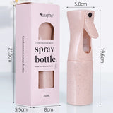1pcs Wheat Straw 200ml Water Spray Bottles Barber Shampoo Mist Spray Scan Gardening Refillable Bottle Salon Hair Styling Tools