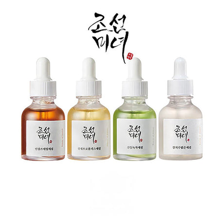 Korean Facial Moisturizing Calming Revive Glow Deep Serum Green Tea Panthenol Propolis Niacinamide Ginseng Snail Mucin Rice Skin