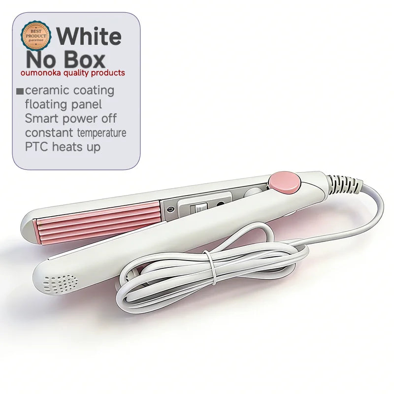 3-in-1 Curling Iron Hair Styler Clips Flat Crimper Professional Styler Styling Tools Waver Brush Waver Straightener Hair Curler