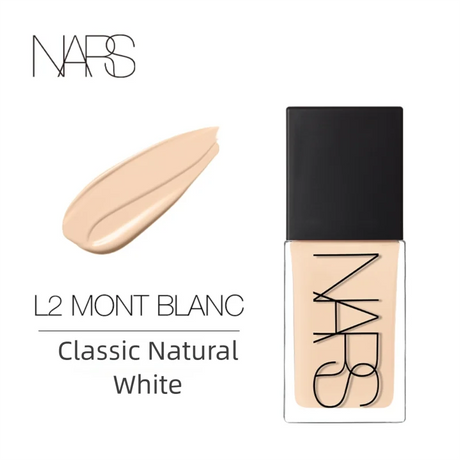 NARS Square Bottle Natural Radiant Longwear Foundation - Multi-Recovery Complex, Hydrating Antioxidant, L0/L2/L2.5 Shades 30ml