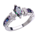 Women Torina Crystal Quartz Ionix Ring Ionix Therapy Quartz Crystal Ring For Weight Loss Lymph Drainage Magnetic Therapy Rings