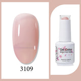 Clou Beaute Gel Color Hema TPO Free 15ml Gel Nail Varnish Soak Off UV Gel Polish Nail Art Manicure Lacquer Nail Art Jelly Gel