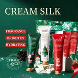 Christmas Hand Cream Set, Contains 3 Styles, Each 30g, Contains Niacinamide, Hyaluronic Acid and Other Ingredients, Moisturizing Texture, Nourishes the Skin, and Has a Light Fragrance Seasonal Maintenance, Christmas-Themed Pa