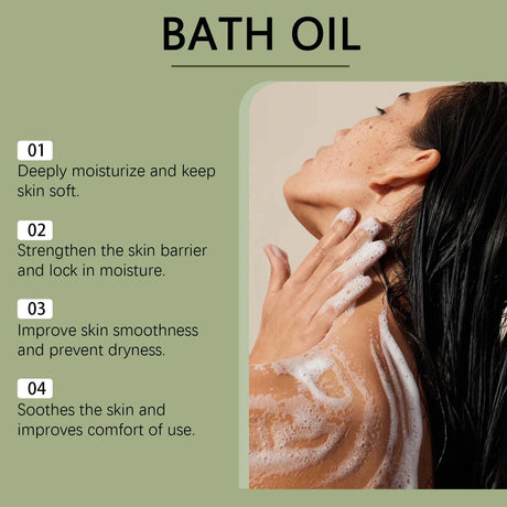 Olive Bath Oil Anti Dry Skin Softening Moisturizing Body Cleansing Remove Dirt Nourish Bath Essential Oil Body Care Shower Oil