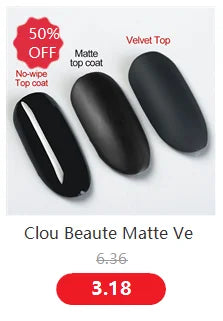 Clou Beaute Gel Nail Polish Neon Brown Royal Blue Red Green Pastal Nude Nail Art Varnishes Gel Lacquer HEMA/TPO FREE UV Gel Nail
