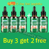 7 Days Nail Fungus Treatment Serum Ginger Anti-infective Paronychia Onychomycosis Toe Foot Nail Fungal Repair Gel Hand Foot Care