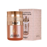 Butterfly Cushion BB Cream,Moisturizing Concealer Makeup Base BB Liquid Foundation,Butterfly Air Cushion Powder Puff CC Cream