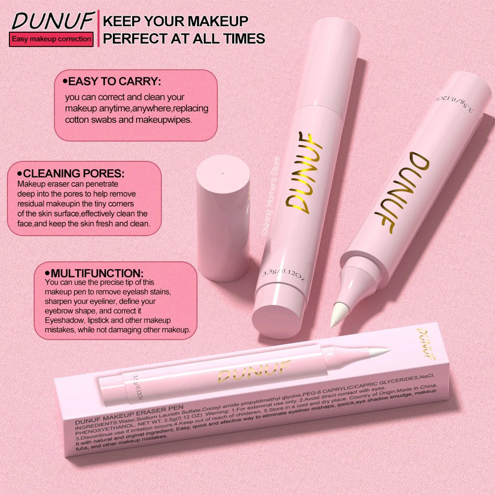 Easy To Clean Makeup Remover Pencil Eyeliner Makeup Correction Face Lip Eye Make Up Removal Shadow Eraser Pen Cleansing Tools