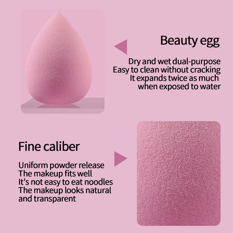 100/50/30/25/20/12PCS XL Super Affordable Large Soft Makeup Sponge Beauty Egg Set, No Powder Sticking Portable Makeup Tool