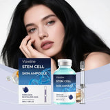 Viareline Stem Cell Skin Ampoule 35ml Firming Essence Reduces Fine Lines Rejuvenates Face Serum