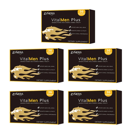 ZYNERA Natural Ashwagandha Man Power Tablets Male Enhancing Supplement Support Energy Strength Stamina Performance Ginseng Pills