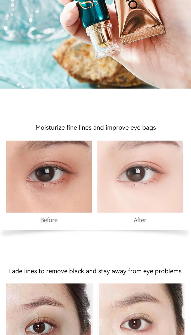 Ouqianya Retinol Eye Cream Moisturizing Firming Dark Circle Care Fine Line Treatment Anti-Wrinkle Daily Use,Under Eye Care