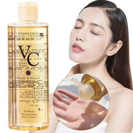Product Vitamin C Skincare Products VC Toner Refreshing Lotion Hydrating Rejuvenating Wet Skin Tone Compress Care Skin Esse B5J9