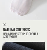 MiiOW Big Size Sock Men Pure Cotton Sock Anti Odor Fat Feet Elastic Widened Loose Sock Compression Sock Elderly Non-Binding Sock