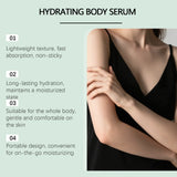 Hyaluronic Acid Body Serum for Dry Rough Skin Strengthen Moisture Barrier Enhances Elasticity Refreshing Smoothing Skin Care